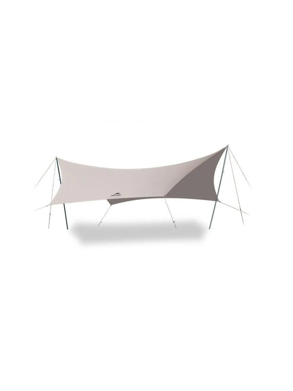 Тент кемпинговый Naturehike Lianyun, алюминиевый каркас, золотистый 690х480 см