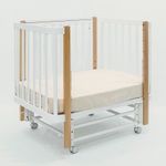 Детская кровать Antemi Terra Light New с маятником, Белый/Дерево