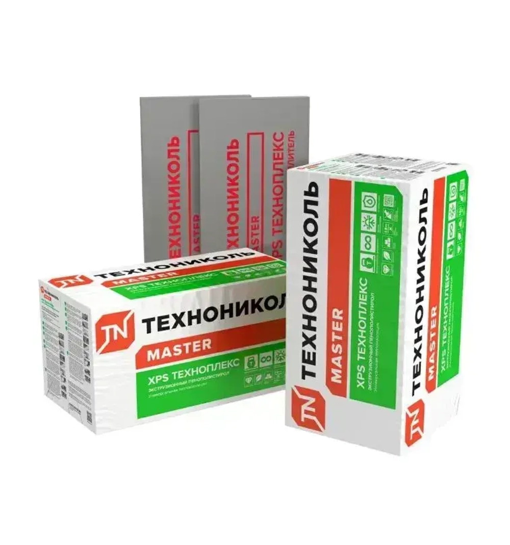 Утеплитель XPS ТЕХНОПЛЕКС 50 мм. 1 уп. (8 плит/5,48м2) из пенополистирола для фасада, стен, крыши, пола
