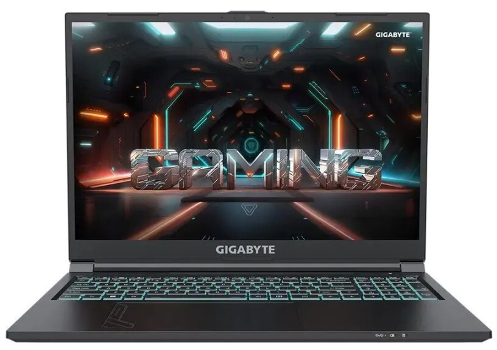 Ноутбук  GIGABYTE G6 16 ", Core i7, 16 Гб RAM, 512 Гб SSD, GeForce RTX 4060, Черный