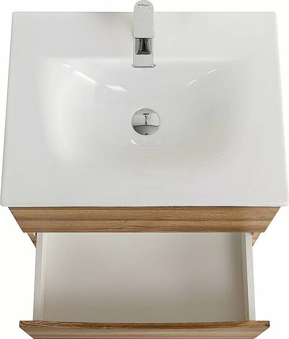 Тумба с раковиной BelBagno MARINO-CER-N-700-2C-SO-RR-P Rovere Rustico
