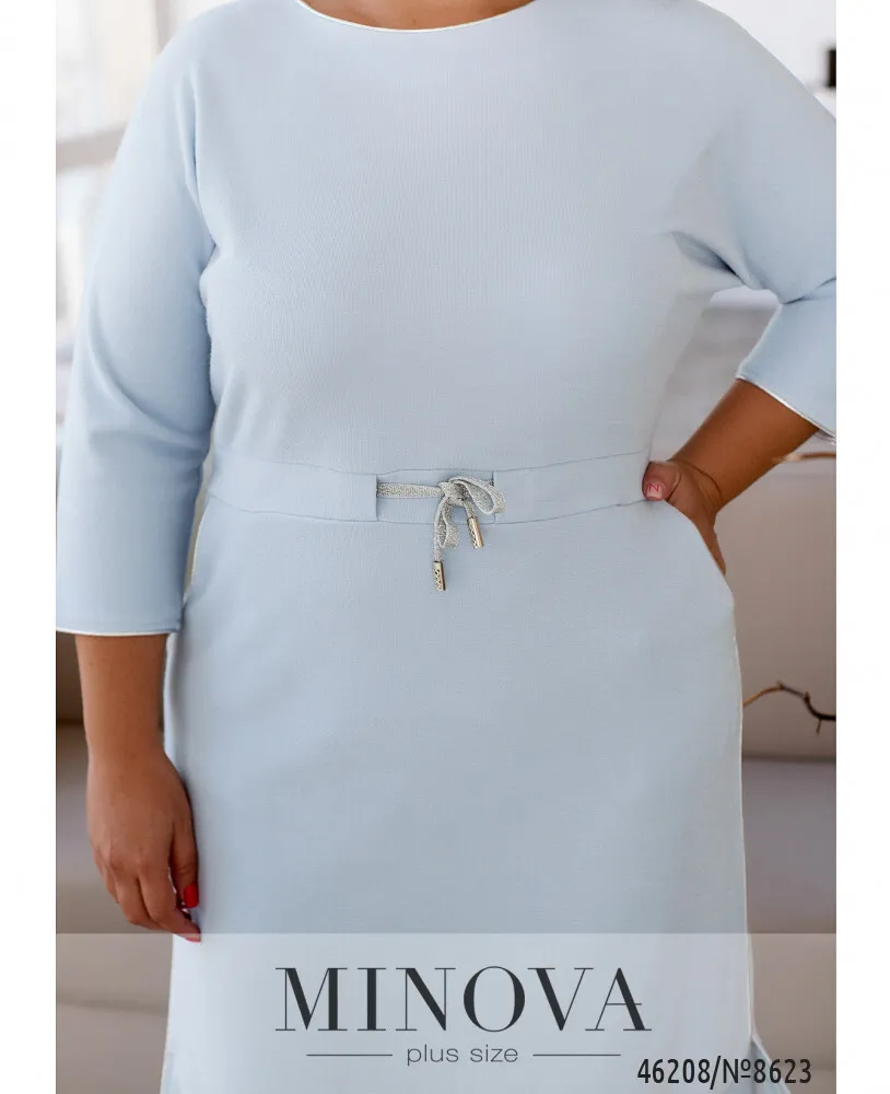 Платье 8623-небесно-голубой Minova