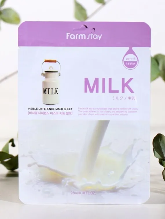 Тканевая маска с молочными протеинами Farmstay, 23 мл