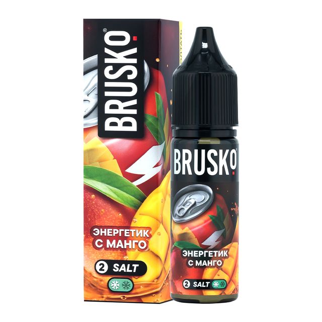 Brusko Salt (Chubby) 35 мл - Энергетик с манго (20 мг)