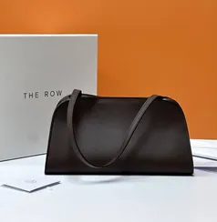 Клатч The Row Peggy, коричневый