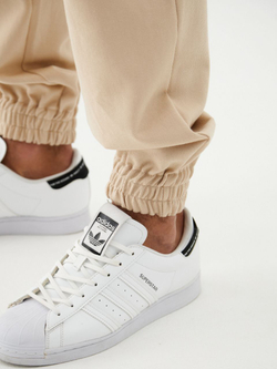 Джоггеры карго хлопковые. Песок