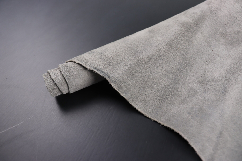 1,2-1,4 Кожа для обуви Франт (Велюр КРС) Серый 182 дм² (КЛ)