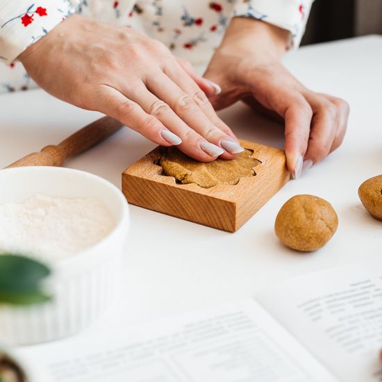 Пряничная форма Курабье Ромашка. Текстурра