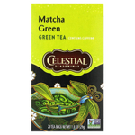 Celestial Seasonings, Зеленый чай, матча, 20 чайных пакетиков, 29 г (1 унция)