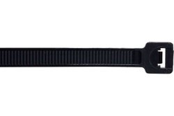 Нейлоновые хомуты Зубр черные, 7.6x400 мм, 50 шт. 309030-76-400