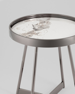 Журнальный столик Гера 50*50 см белая керамика