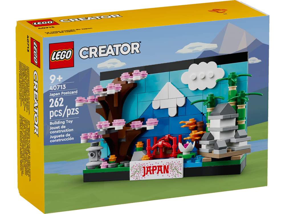 Конструктор Лего Криэйтор Японская открытка 40713 | LEGO Creator Japanese Greeting Card | декоративная 262 деталей 9+