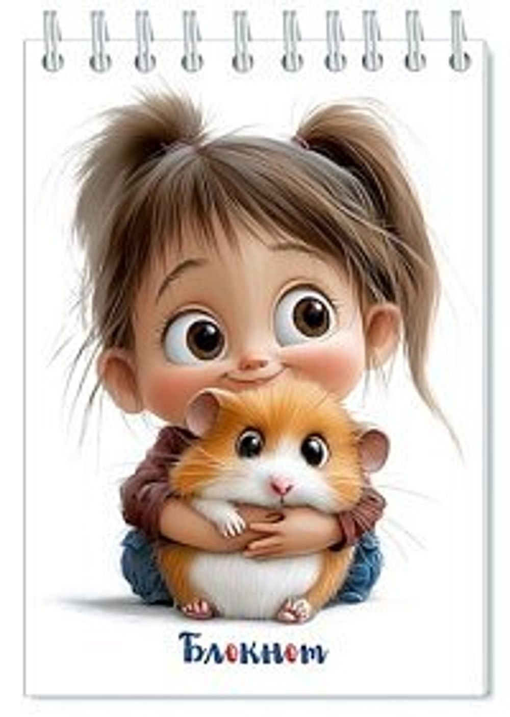 Блокнот А6 48л гребень "Малыши" кл.