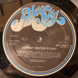 Винтажная виниловая пластинка LP Johnny Winter, Johnny Winter Story (69 To 78) (Нидерланды 1980)
