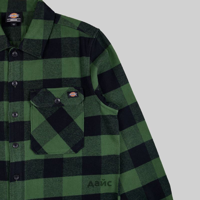 Рубашка мужская Dickies Sacramento Long Sleeve Shirt артикул:WLR23PEB - купить в магазине Дайс