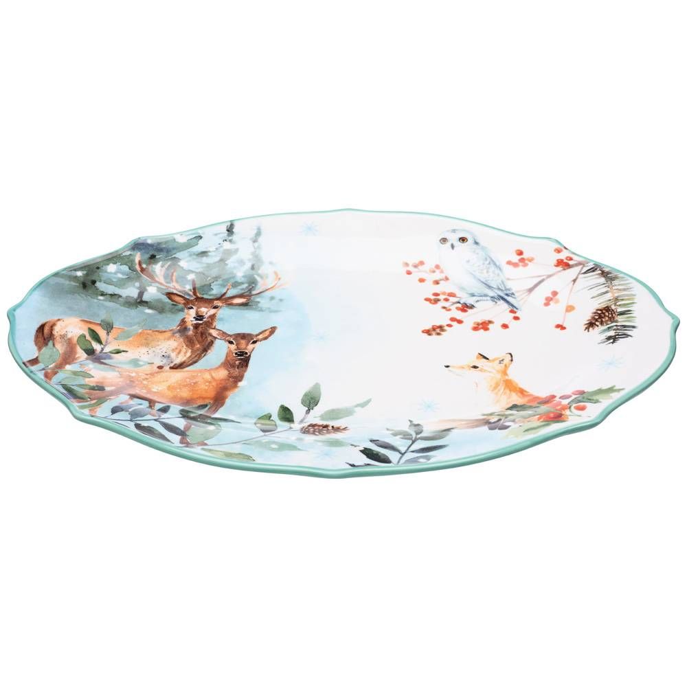 БЛЮДО ОВАЛЬНОЕ LEFARD "ЛЕСНАЯ СКАЗКА" 30,5*20 СМ (КОР=12ШТ.)