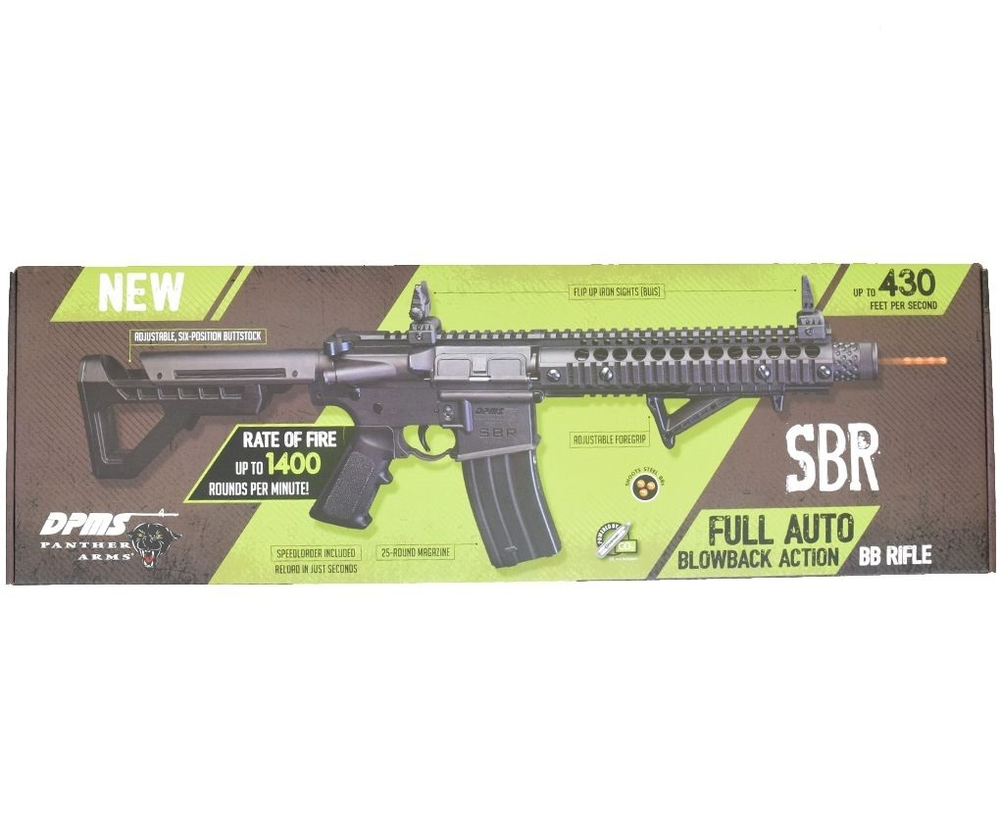 Винтовка пневматическая Crosman DPMS SBR Full Auto 4,5 мм