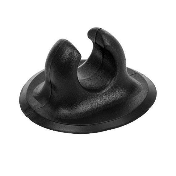 Держатель весла для лодок ПВХ 32-35 черный малый (товар)