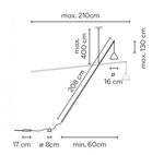 Pendant design lamp North By Vibia