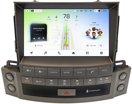 Магнитола для Lexus LX570 2012-2015 - Teyes CC4L монитор 9" IPS на Android 14, Snapdragon 662, CarPlay, 4G SIM-слот