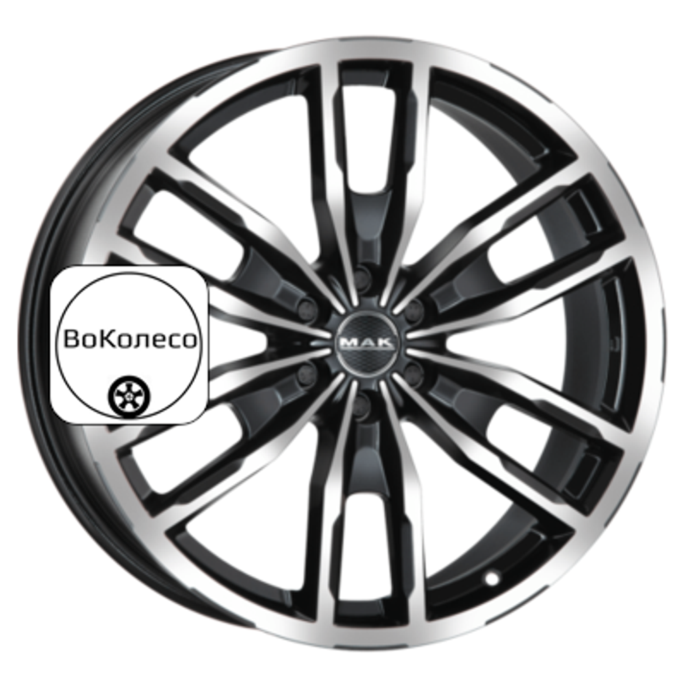 8,5x18/6x139,7 ET24 D106,1 Peak Black mirror MAK