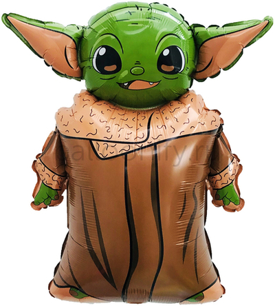 Шар (32''/81 см) Фигура, Малыш Инопланетянин, 1 шт. в уп.