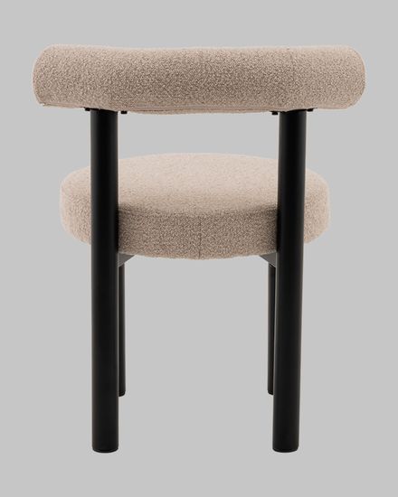 Стул обеденный Tomo бежевый букле