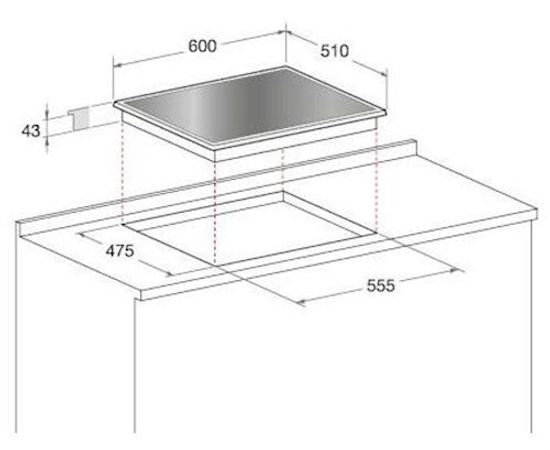Газовая варочная панель Hotpoint-Ariston TQG 641 HA BK