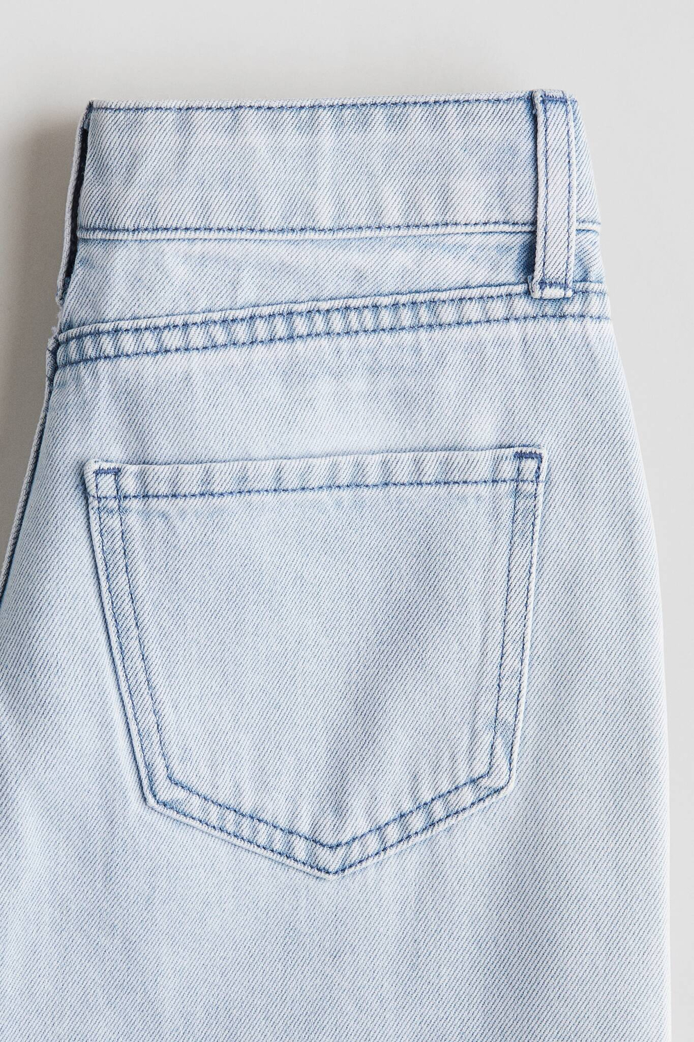 H&M Джинсы с широкими штанинами, синий