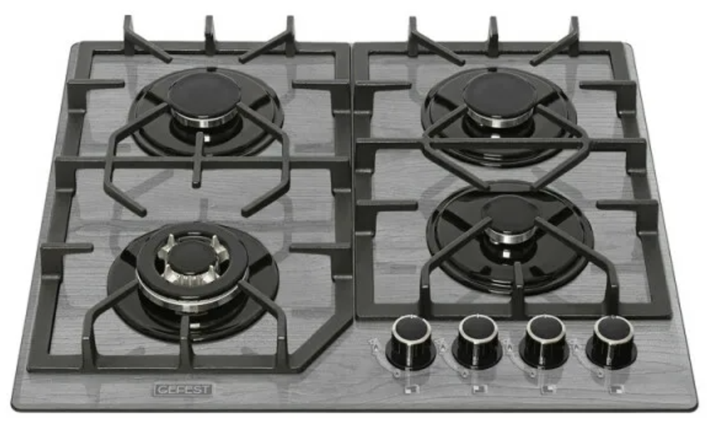 Поверхность варочная  Гефест ПВГ 2232-01 К35 (рисунок "серое дерево")