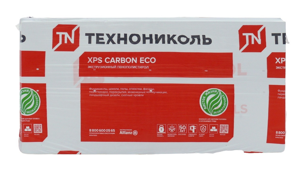 ПЕНОПОЛИСТИРОЛ ЭКСТР. ТЕХНОНИКОЛЬ CARBON 1180Х580Х30ММ