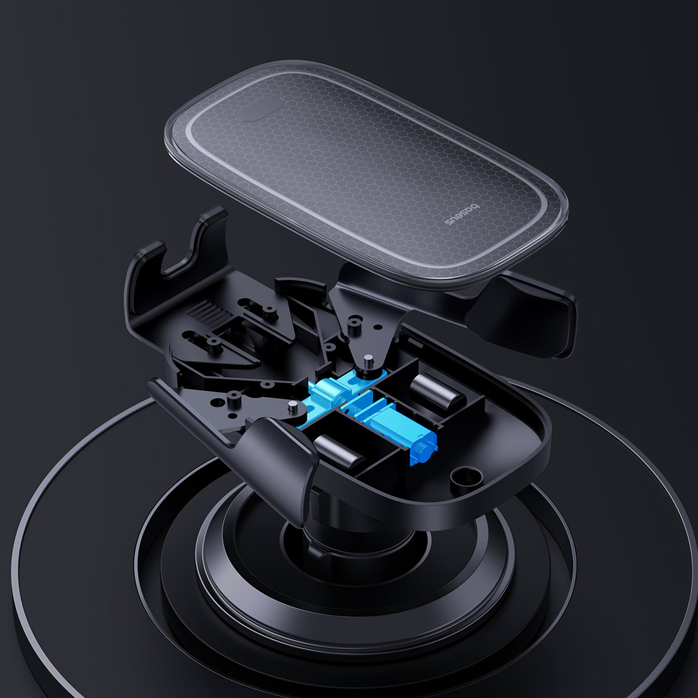 Автомобильный держатель с беспроводной зарядкой Baseus Milky Way Pro Wireless Charging Electric Car Mount Phone Holder 15W (На воздуховод)