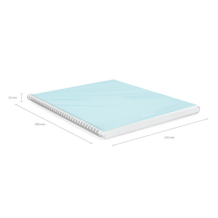 Тетрадь А4 80л кл. гребень Erich Krause пласт.обл. "Vivid"