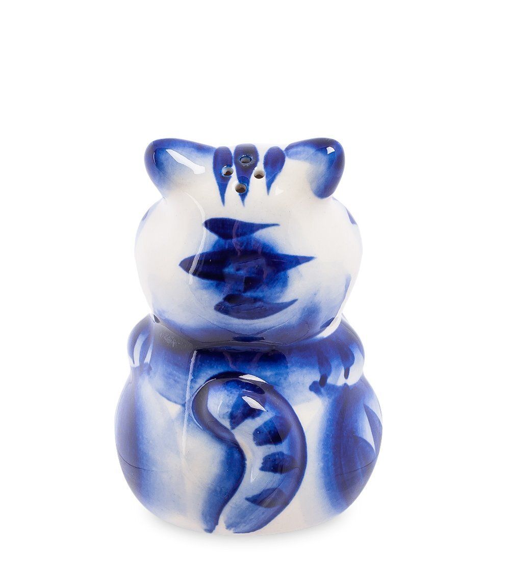 ГЛ- 369 Фигурка «Кот-Мойша» (Гжельский фарфор)