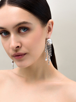 Серьги "Shell chandelier" Silver