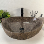 Раковина из речного камня RS-65224 54*46*15 0862
