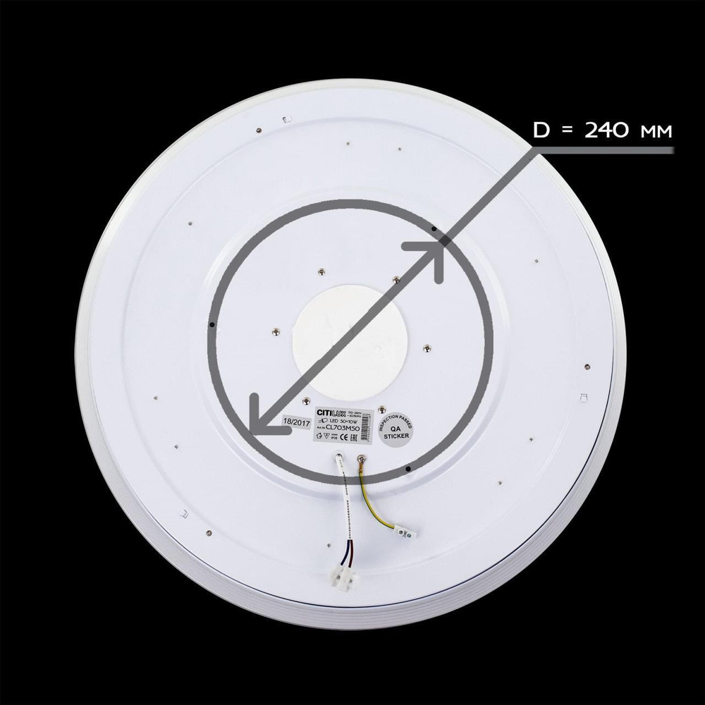 Потолочный светодиодный светильник Citilux Light & Music CL703M61