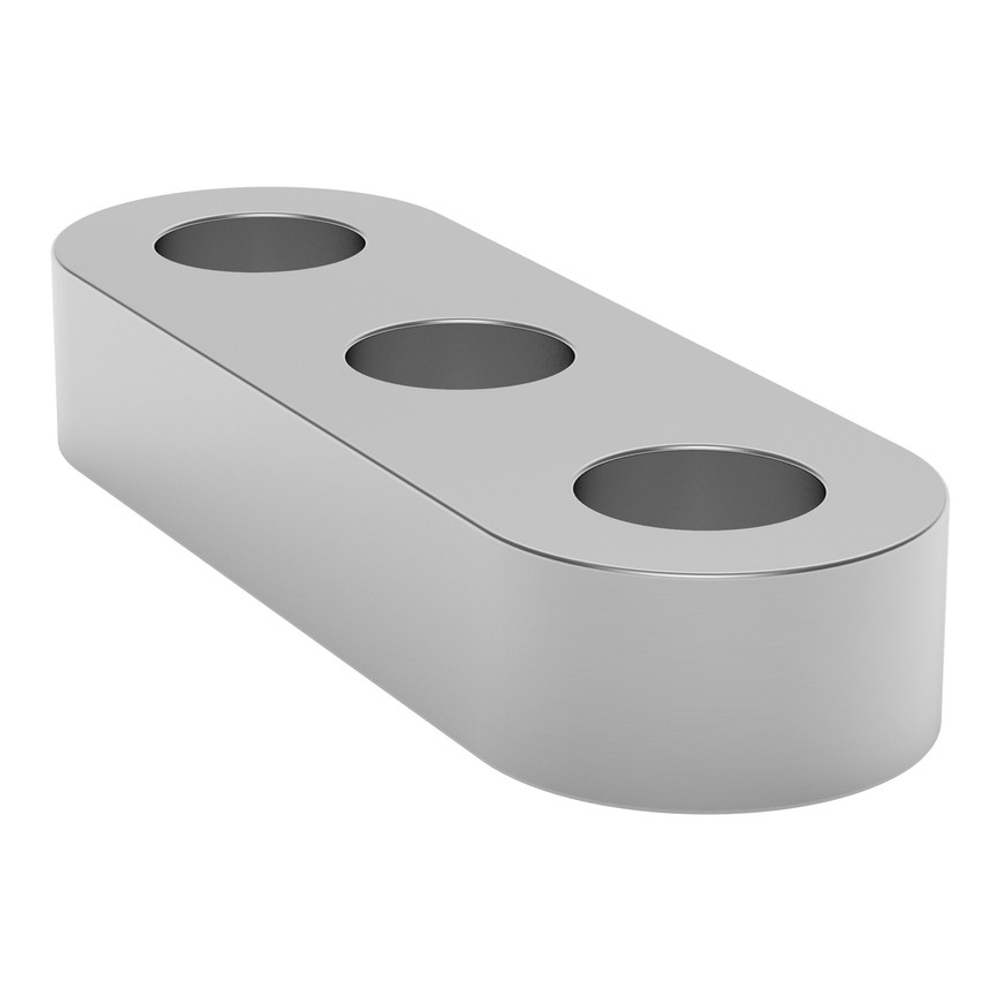 1102 Series Flat Beam (3 Hole, 24mm Length) - 2 Pack