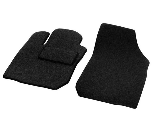 Коврики текстильные в салон автомобиля передние AutoFlex Business для Lada Largus фургон (2 места) 2012-2021 2021-н.в., графит, с крепежом, 2 части, 5600302