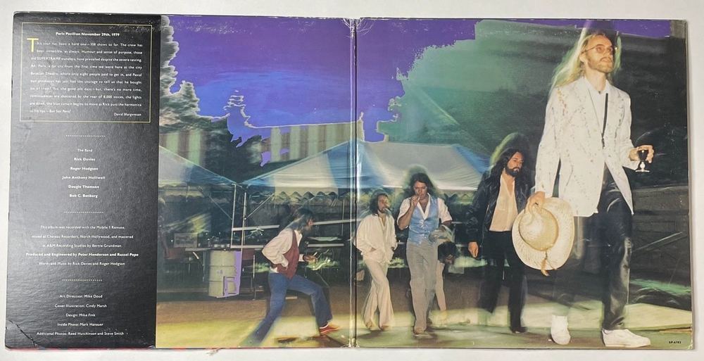 Винтажная виниловая пластинка LP Supertramp Paris (Canada 1980)