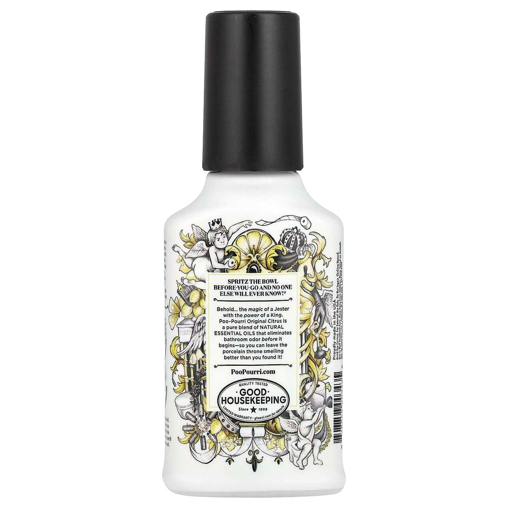 Poo-Pourri, Before-You-Go, спрей-освежитель для туалета, с цитрусовым ароматом, 118 мл (4 жидк. унции)