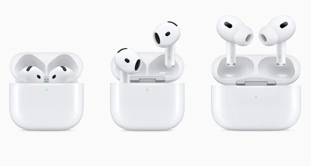 Наушники Apple AirPods 4 ANC, Bluetooth, вкладыши, белый
