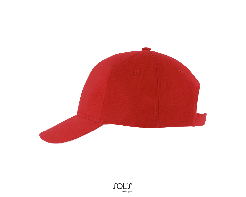 Бейсболка SOLAR, 6 клиньев