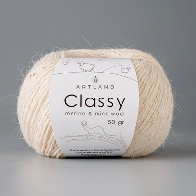 Classy, пряжа с люрексом и пайетками, шелк-5%, мериносовая шерсть-20%, нейлон-30%, норка-45%, 50 гр, 240 м, чайная роза