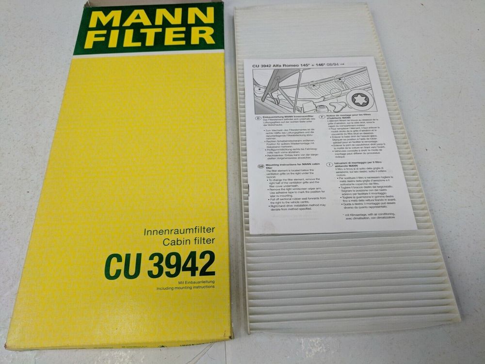 cu 3942 Mann-Filter