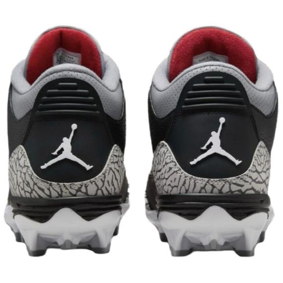 Jordan Air Джордан 3 Футбольные бутсы MID Топ Черный Мужские