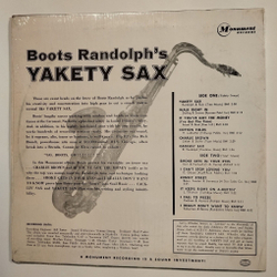 Винтажная виниловая пластинка LP Boots Randolphs Yakety Sax (Benny Hill Theme) (USA 1963)