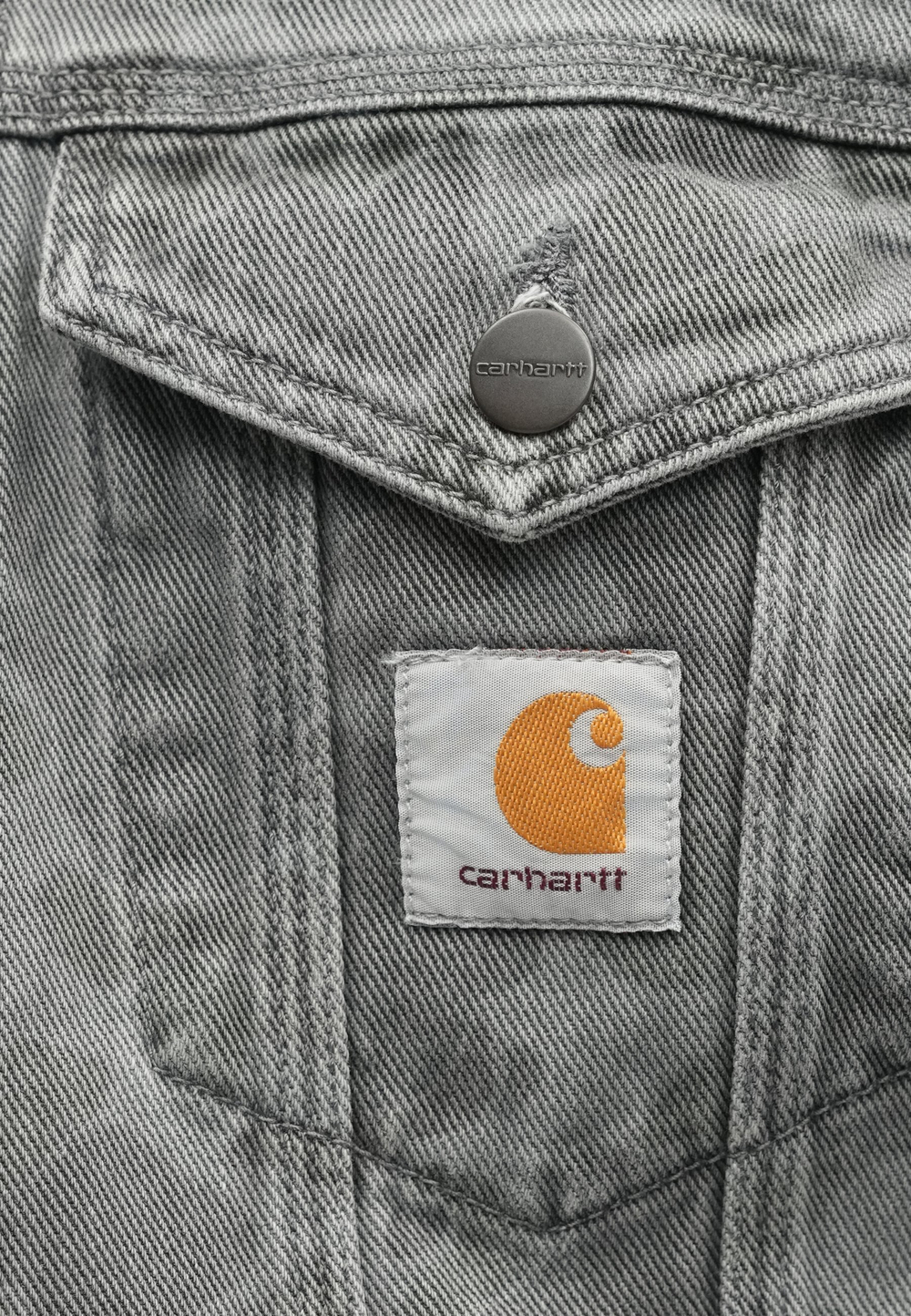 Carhartt WIP HELSTON - Джинсовая куртка - Чёрный
