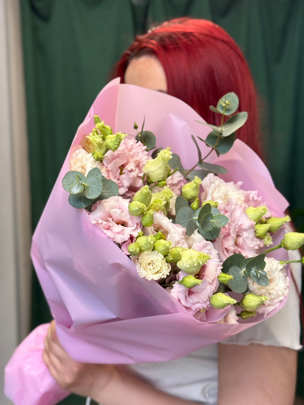 Монобукет эустома