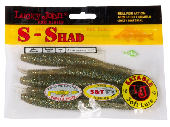 Черви съедобные LJ Pro Series S-SHAD 5.2in (13.20)/S08 5шт.